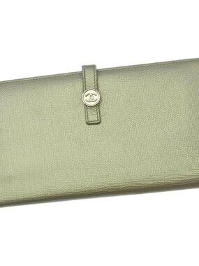 CHANEL Purse Silver Women Authentic secondhand